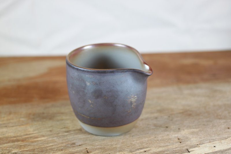 【教师节礼物】柴烧黑铁釉 手工茶海 公道杯 名家叶敏祥手作 - 茶具/茶杯 - 陶 