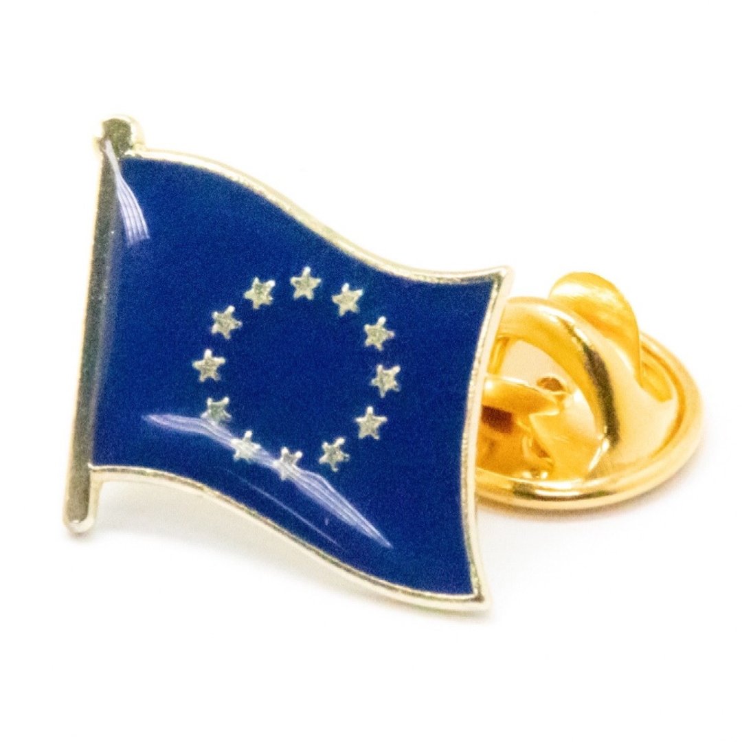 EU 欧盟 国旗别针 胸针 别针徽章 国家别针 小别针 胸章 勋章 - 胸针 - 其他材质 多色
