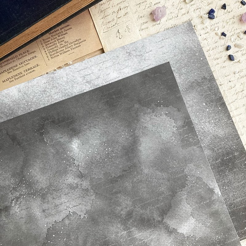 英文信纸2 - 纸盒/包装盒 - 纸 黑色