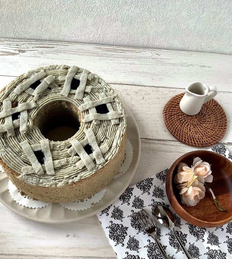 井川黑芝麻戚风 7寸 8寸 - 蛋糕/甜点 - 新鲜食材 黑色