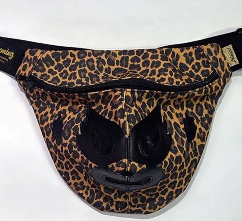 格斗面具风格后背包 - 侧背包/斜挎包 - 聚酯纤维 