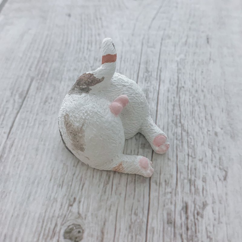 室内香氛造型扩香石-屁屁猫星人/ 附5ml香精油+强力磁铁 - 香薰/精油/线香 - 其他材质 