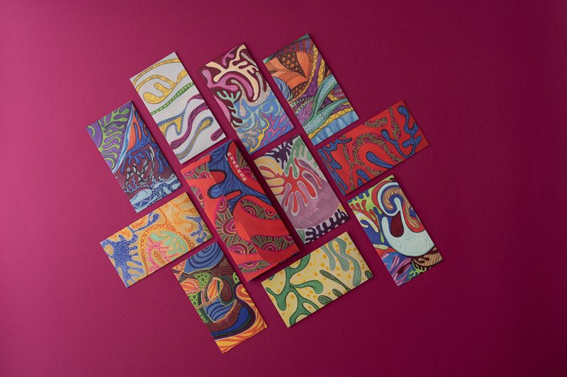 时光系列红包袋套组 - 红包/春联 - 纸 红色