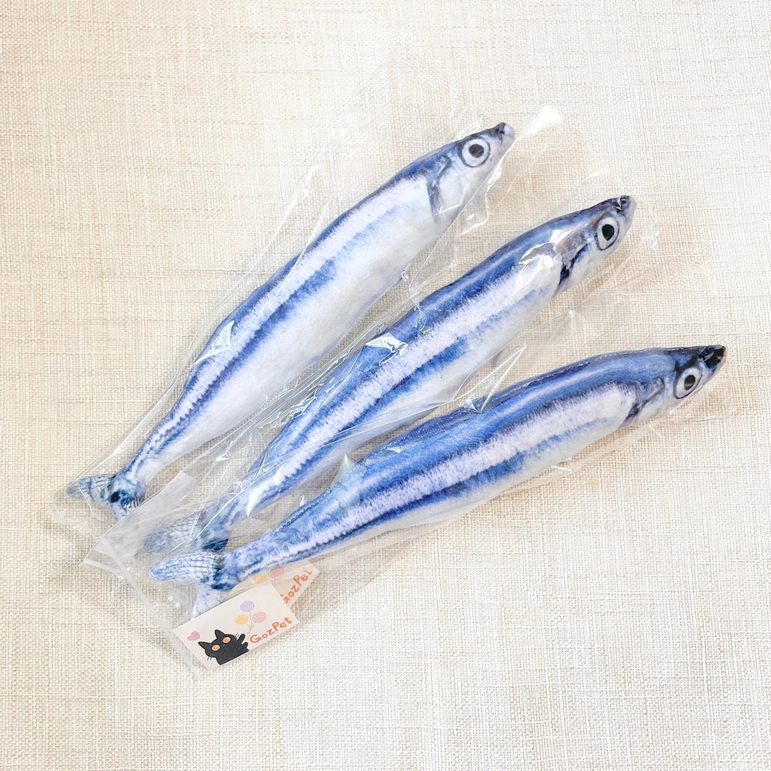 秋刀鱼猫草包/展场热销/猫草包/猫玩具/多色可选 - 玩具 - 棉．麻 