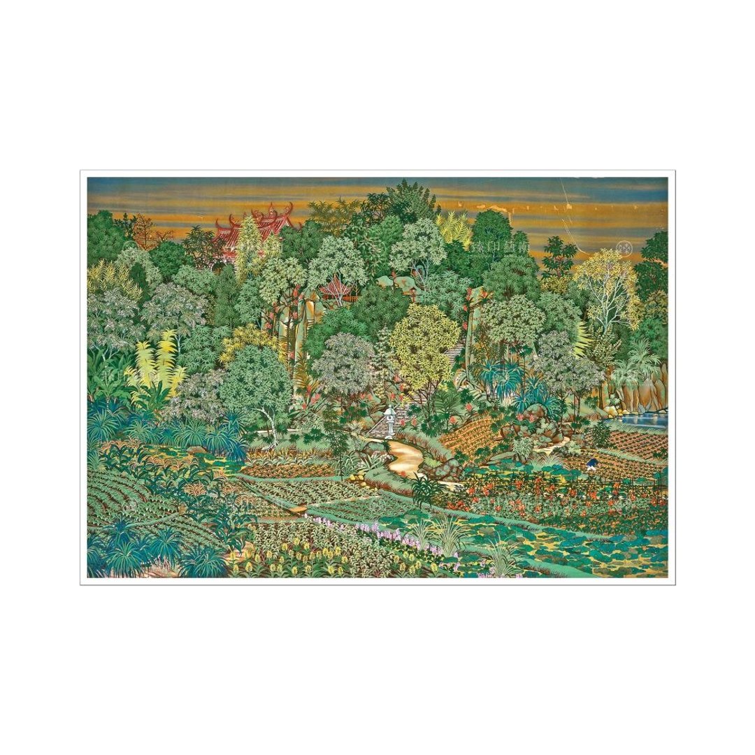 郭雪湖 | 新霁(普及版) - 海报/装饰画/版画 - 纸 绿色