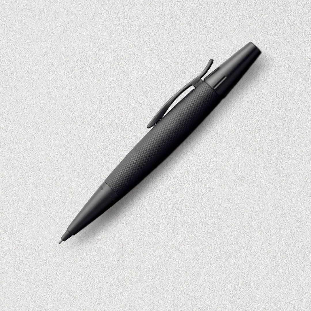 【Faber-Castell】E-MOTION黑金刚自动铅笔 免费刻字 - 铅笔/自动铅笔 - 其他金属 黑色