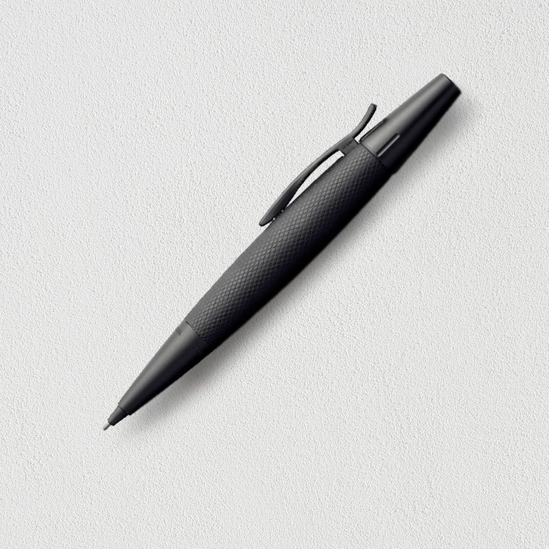【Faber-Castell】E-MOTION黑金刚自动铅笔 免费刻字 - 铅笔/自动铅笔 - 其他金属 黑色