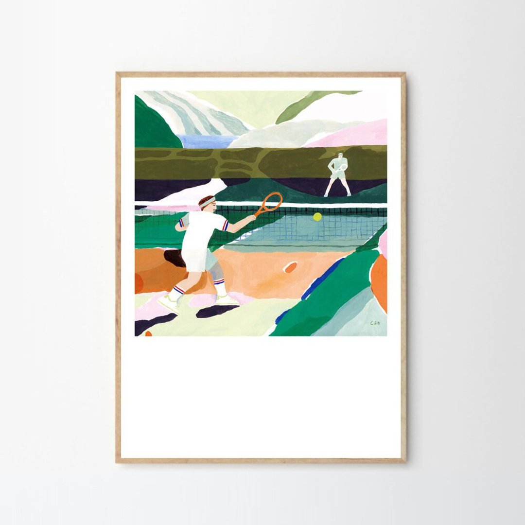 【原装海报】Clara selina bach | Tennis - 海报/装饰画/版画 - 纸 