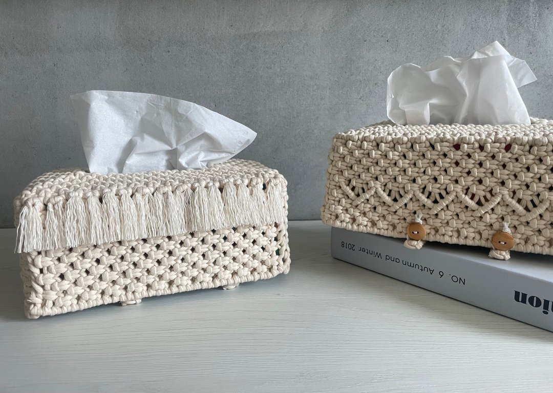 Macrame 面纸盒套 - 其他 - 棉．麻 