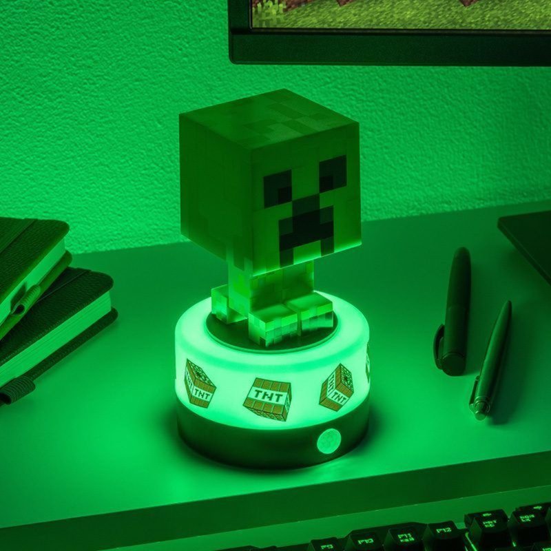 【圣诞礼物】Minecraft Creeper 苦力怕感应守护灯 - 灯具/灯饰 - 塑料 透明