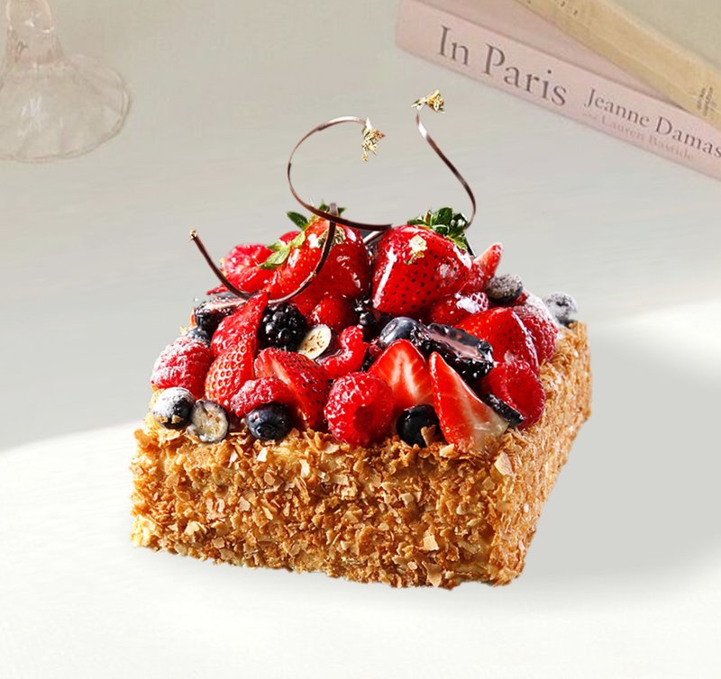 杂莓稀少糖拿破仑 1LB  (需三天前订) patisserie tony wong - 蛋糕/甜点 - 其他材质 