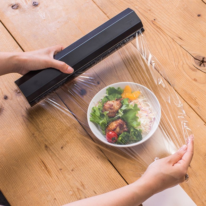 日本ideaco ABS保鲜膜/铝箔纸/料理纸切割收纳盒 - 厨房用具 - 环保材料 多色