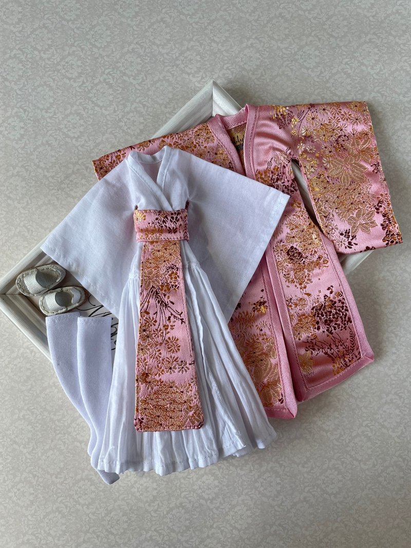 布莱斯娃娃的衣服 - 玩偶/公仔 - 棉．麻 粉红色
