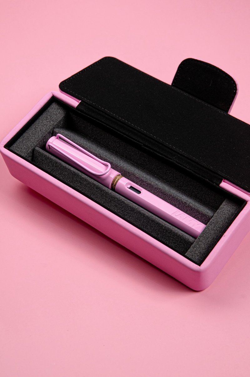 【雷雕免费刻字】LAMY 皮革笔盒 / SAFARI 系列 - 春日粉 (多选) - 钢笔 - 塑料 多色