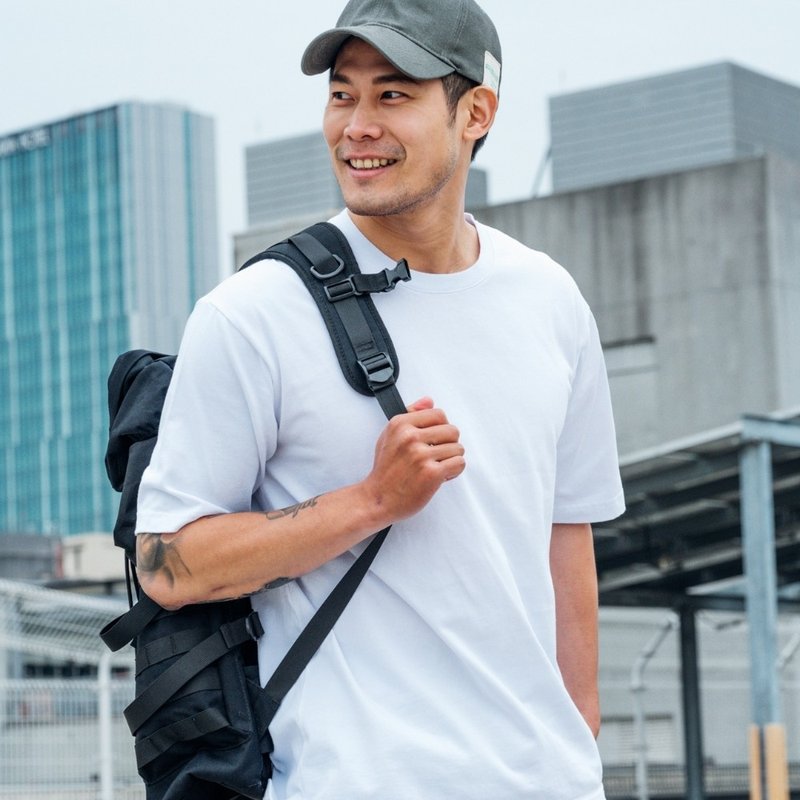 【24H快速出货】马龙 / 11oz落肩工装超重磅高磅素色男生短袖素T - 男装上衣/T 恤 - 棉．麻 