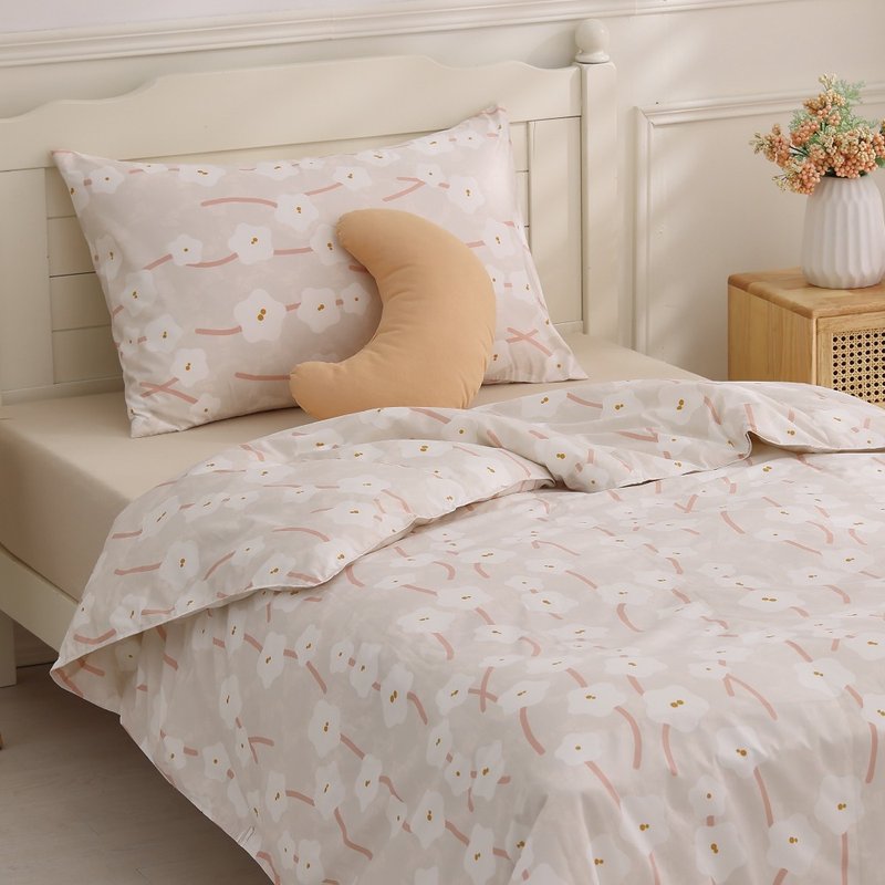 双人/十月被/可机洗、免被套、盖一整年的好被子-豆豆粉 - 被子/毛毯 - 羽绒 