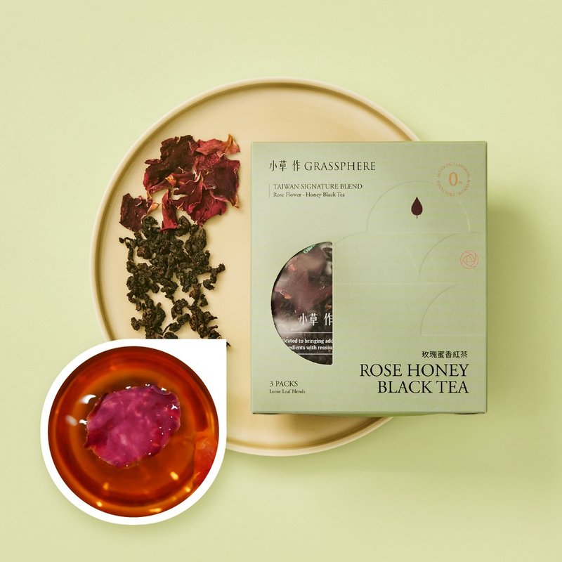 台湾伴手礼 分送亲友首选【玫瑰蜜香红茶】独特荔枝香气 - 茶 - 新鲜食材 绿色