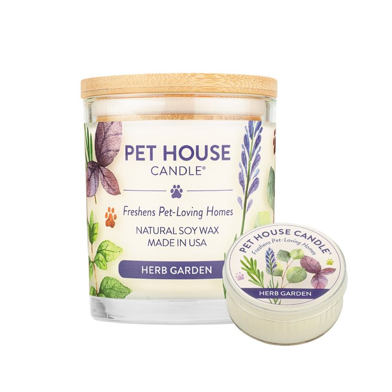 【美国PET HOUSE】室内除臭宠物香氛蜡烛-草本花园 - 蜡烛/烛台 - 蜡 