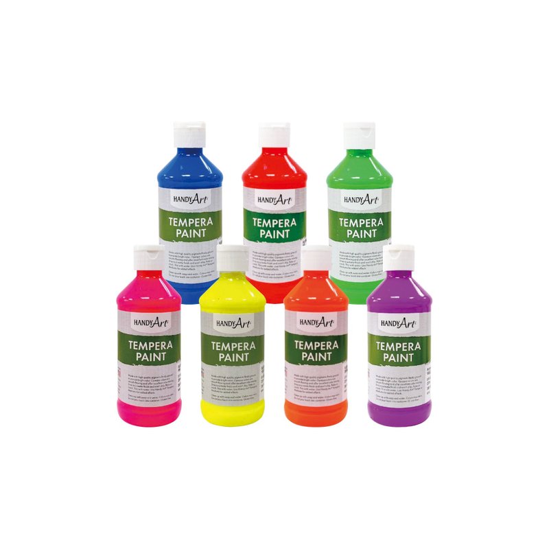 【成堡国际】美国 HANDY ART 萤光广告颜料 236ml 无毒颜料 水彩画 - 玩具/玩偶 - 颜料 