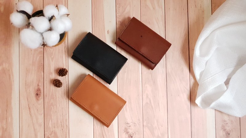 YF03 手工文创_多功能名片夹、卡片钞票夹 - 名片夹/名片盒 - 真皮 多色