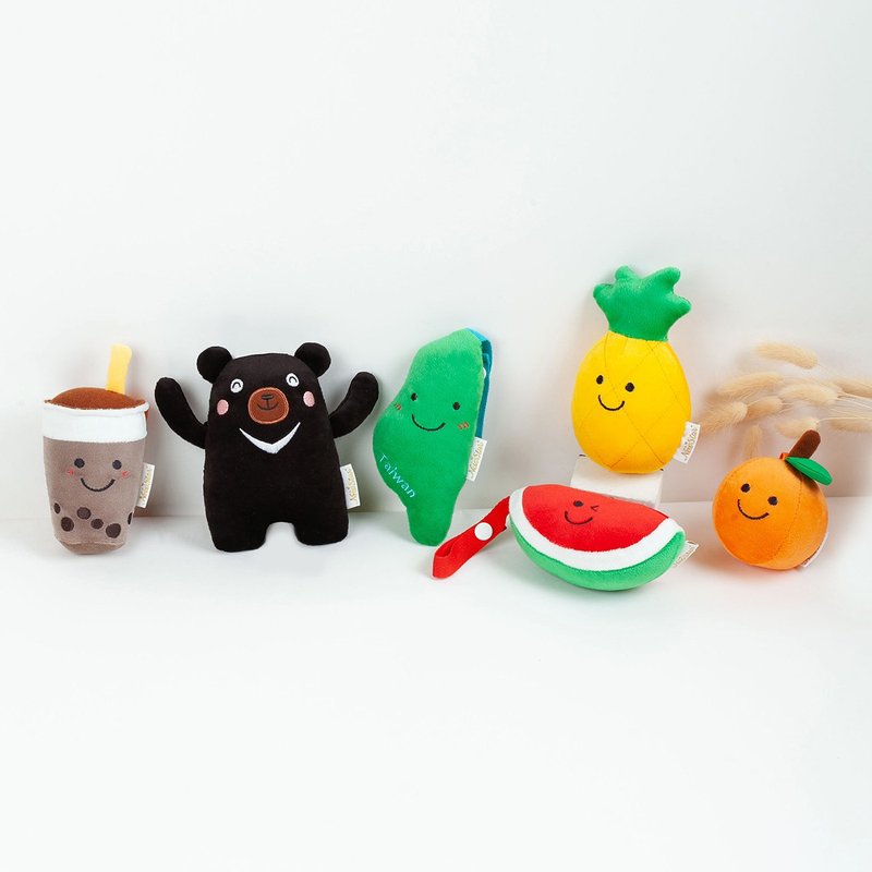 台湾特色 MIT安抚手摇铃。婴儿宝宝安抚玩具玩偶。便利挂扣吊挂带 - 玩具/玩偶 - 其他材质 多色