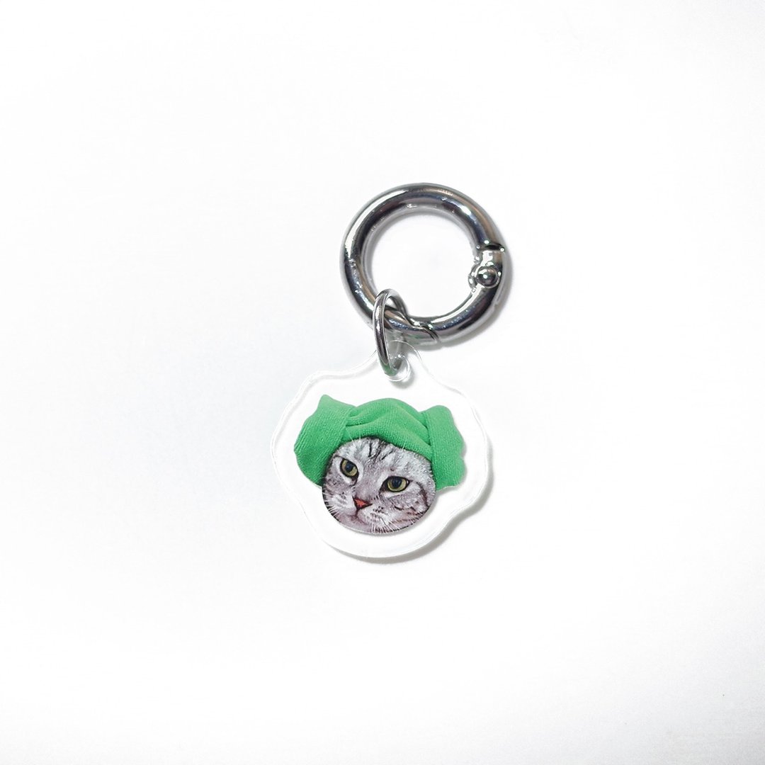 买2赠1 照片定制宠物防丢牌 猫咪狗狗身份牌 宠物吊饰 - 订制抱枕/饰品 - 压克力 多色