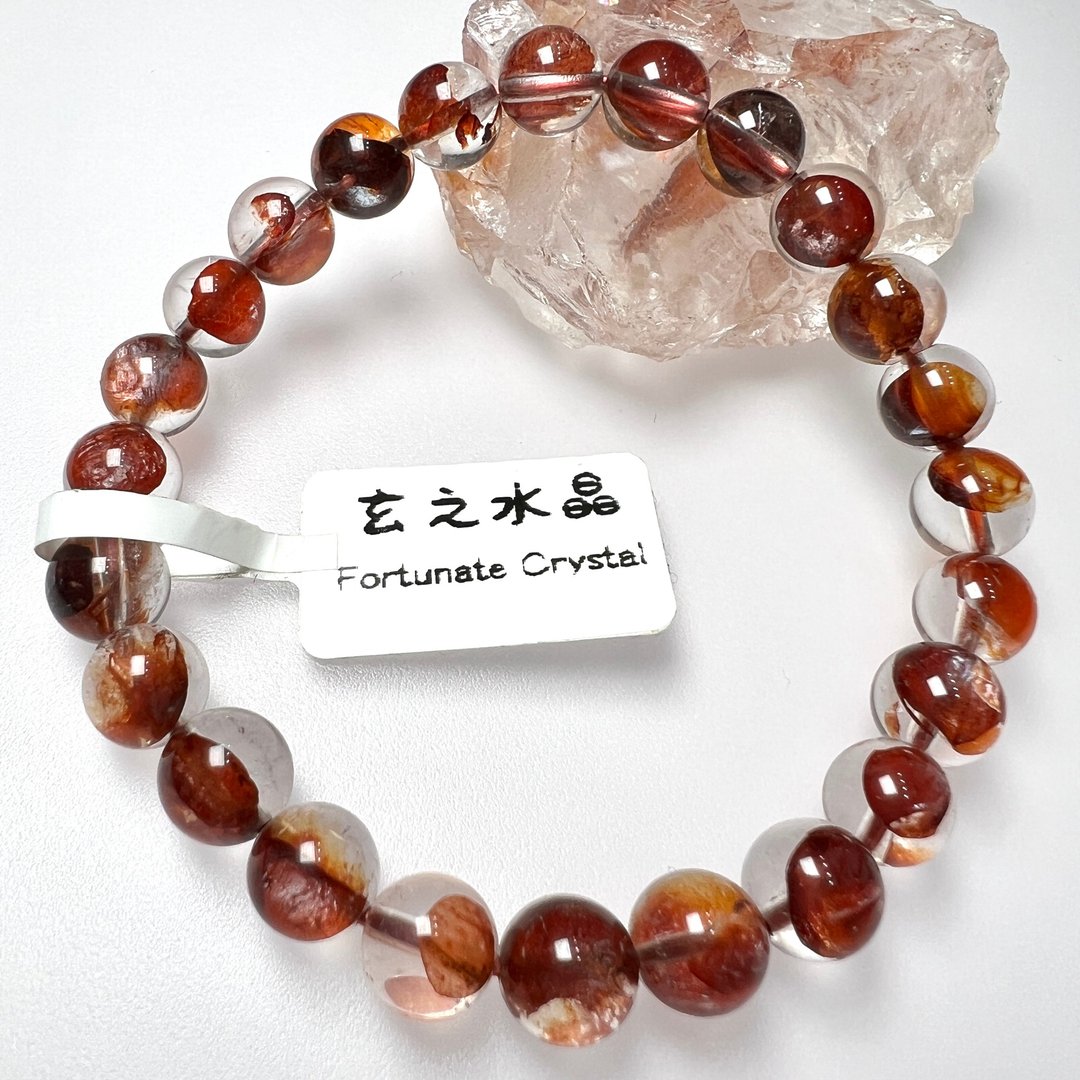 锦鲤胶花手串 | 水晶 | 水晶手串 | 水晶手链 | 水晶手链 - 手链/手环 - 水晶 红色