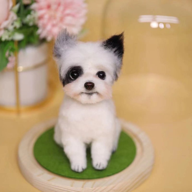 定制 逼真犬 毛孩 宠物 泰迪 羊毛毡 娃娃 似颜绘 纪念 狗狗 l9 - 玩具 - 羊毛 多色
