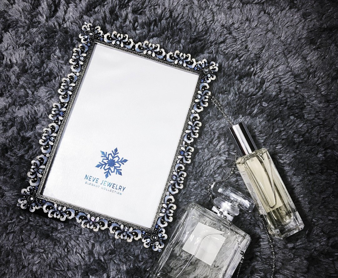 Neve Jewelry 神秘复古 方形相框(蓝/古铜) - 画框/相框 - 其他金属 蓝色