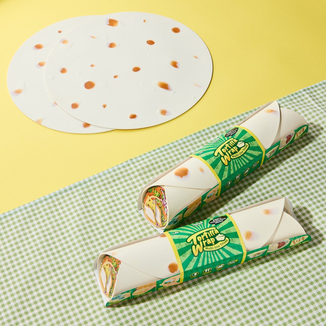 Niknax | Tortilla Wrap Multi-use Trivet - 杯垫 - 硅胶 咖啡色