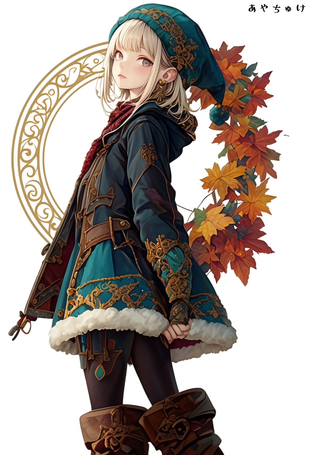 【11月新品】07-105-0126 人物贴纸 冬日女孩 - 贴纸 - 纸 