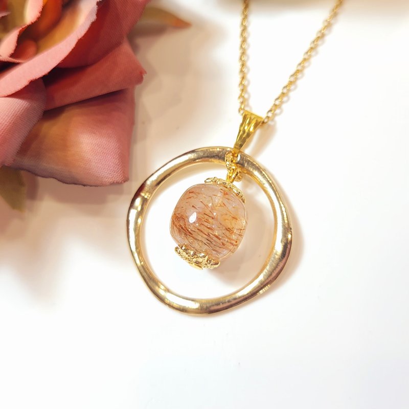 AgIo。黑金超七。设计款项链 - 项链 - 水晶 