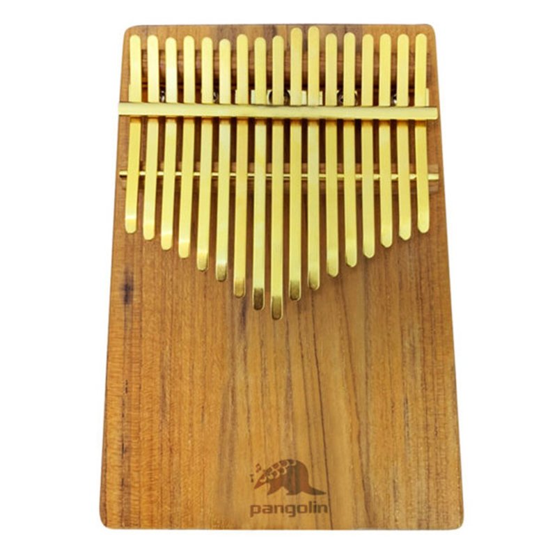 缅甸柚木金色琴键卡林巴琴 送书包 台湾制造 - 吉他/乐器 - 木头 咖啡色