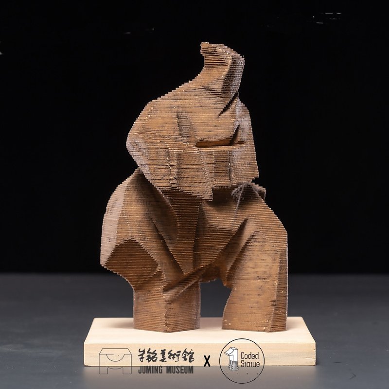 【Code Statue】太极叠叠乐立体拼图  推手I  朱铭美术馆联名款 - 木工/竹艺/纸艺 - 纸 