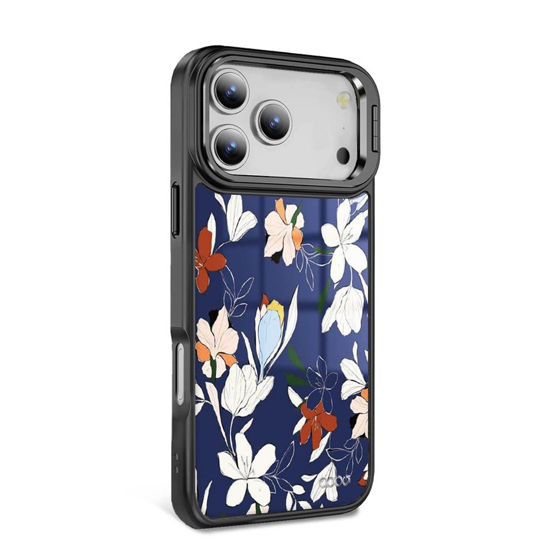 apbs iPhone 全系列 防摔合金框隐形立架手机壳 - 花语 - 白花藤 - 手机壳/手机套 - 其他材质 多色