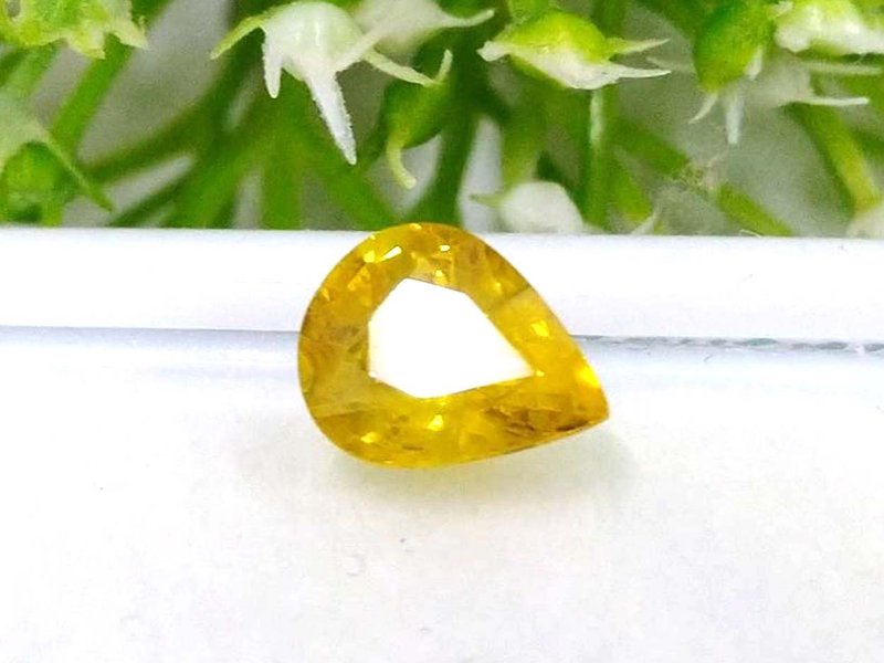 顶级天然黄水晶 8 x 6.2 mm - 生日礼物或戒指 - 其他 - 宝石 黄色