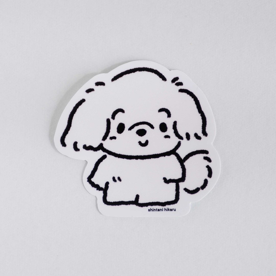 北京犬贴纸 耐候性 户外适用 犬 贴纸 北京犬 - 贴纸 - 其他材质 