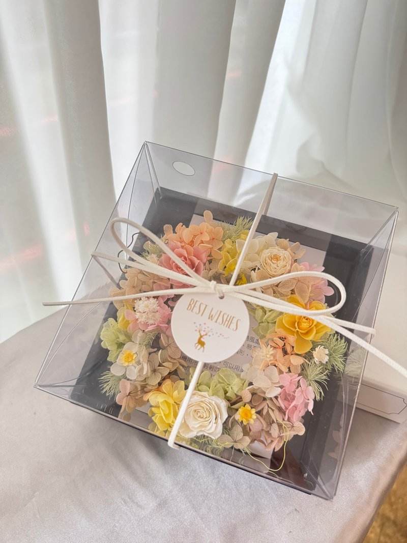 永生花花圈 居家布置 花圈花礼 - 干燥花/捧花 - 植物．花 