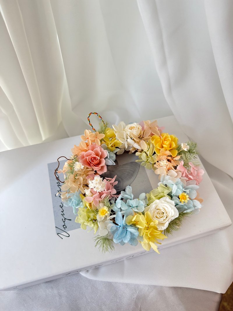 永生花花圈 居家布置 花圈花礼 - 干燥花/捧花 - 植物．花 