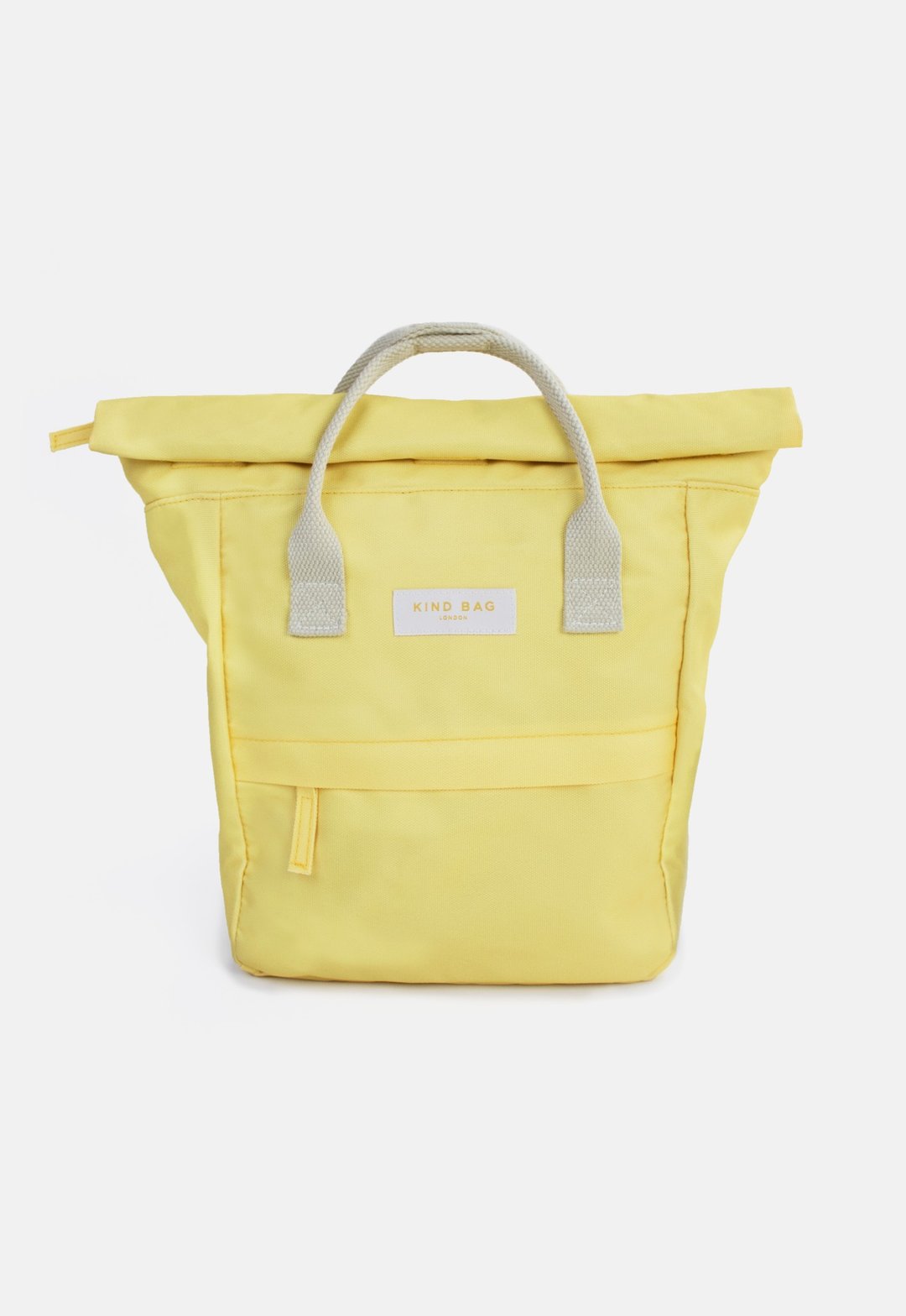 英国Kind Bag-后背包-迷你-莱姆黄 - 后背包/双肩包 - 环保材料 黄色
