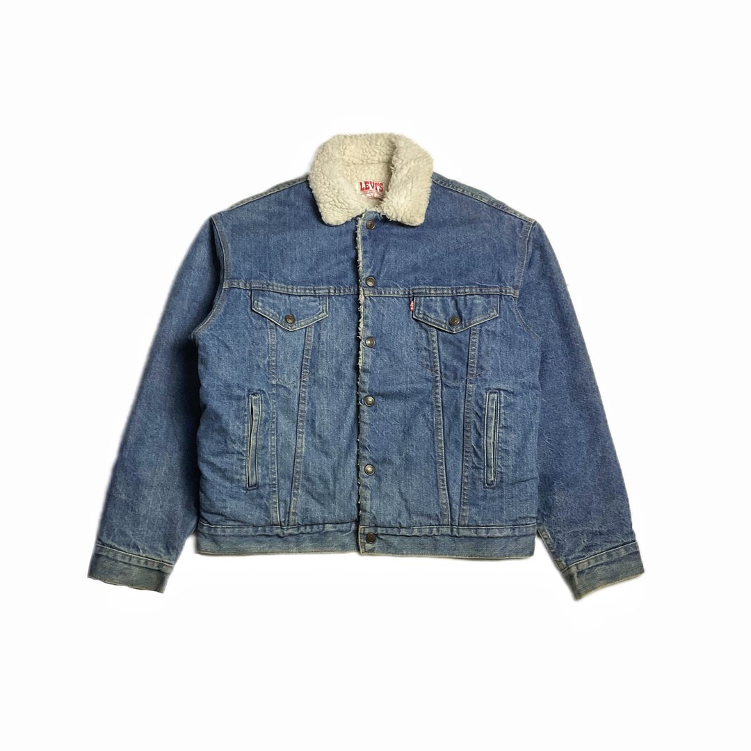 古着70s Levis 雪巴外套C - 男装外套 - 棉 蓝色