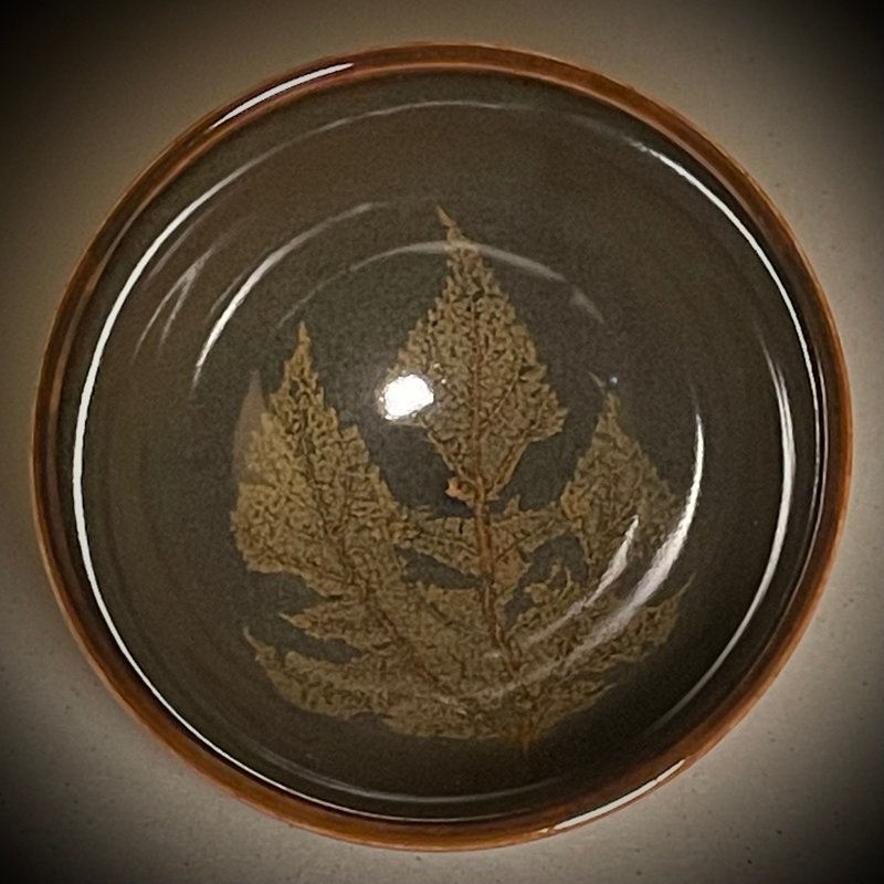 真实木叶天目茶盏-构树叶 - 茶具/茶杯 - 其他材质 