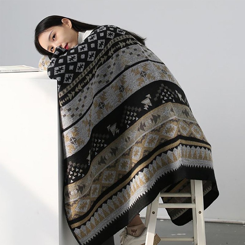 风大式居家外套盖斗篷披风房毯披肩 - 围巾/披肩 - 其他材质 