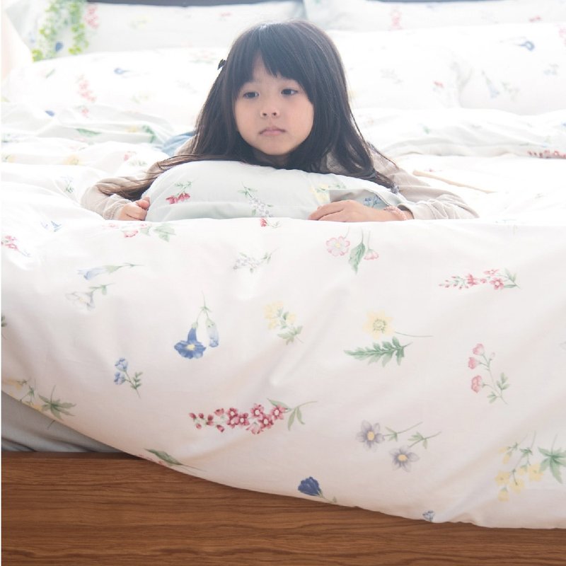 DR909 野间の花 /300 织精梳棉/床包枕套组/床包被套组/台湾制 - 寝具 - 棉．麻 