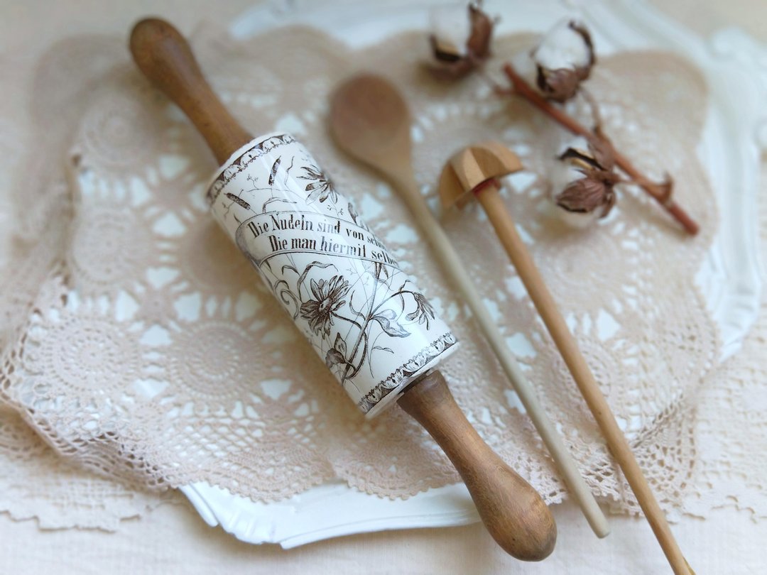 【好日恋物德国vintage/antique手绘陶瓷杆面棍装饰架细节美物 - 其他 - 陶 咖啡色