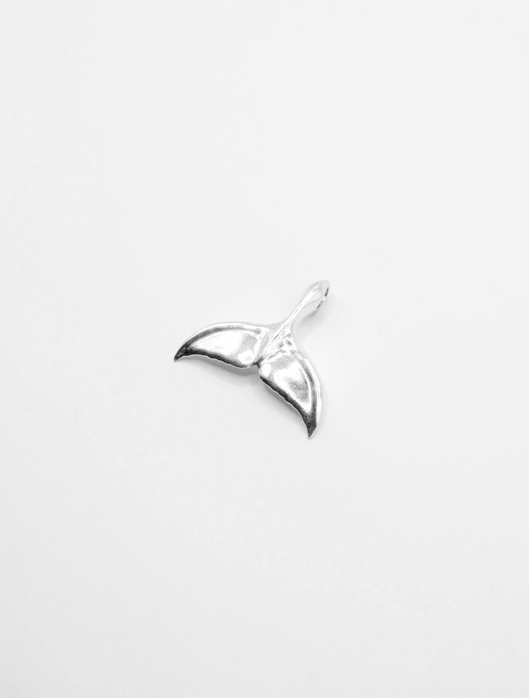 Whale Tail 鲸尾 / 坠饰 ( 925 纯银 ) - 项链 - 纯银 银色