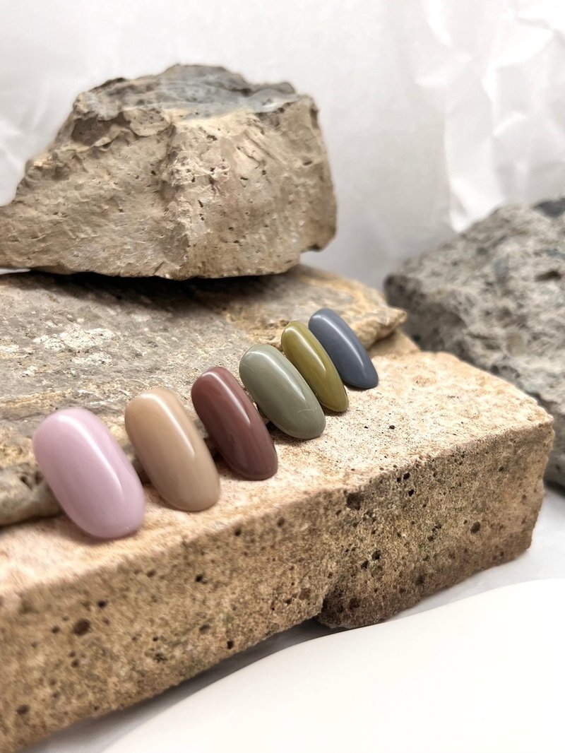 手工穿戴甲 | 莫兰迪色6选  | 秋冬单色美甲 - 其他 - 其他材质 多色