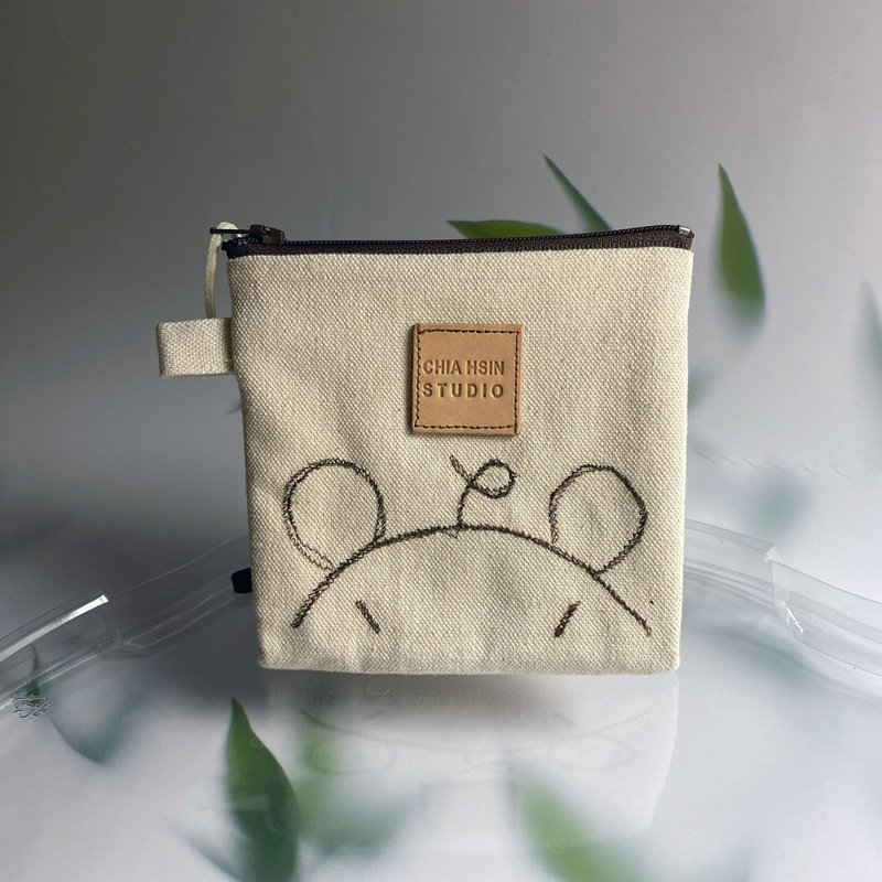 零钱包/小物收纳/生肖小数数钱钱包/  零钱包 /  日常购物 /礼物 - 零钱包 - 棉．麻 