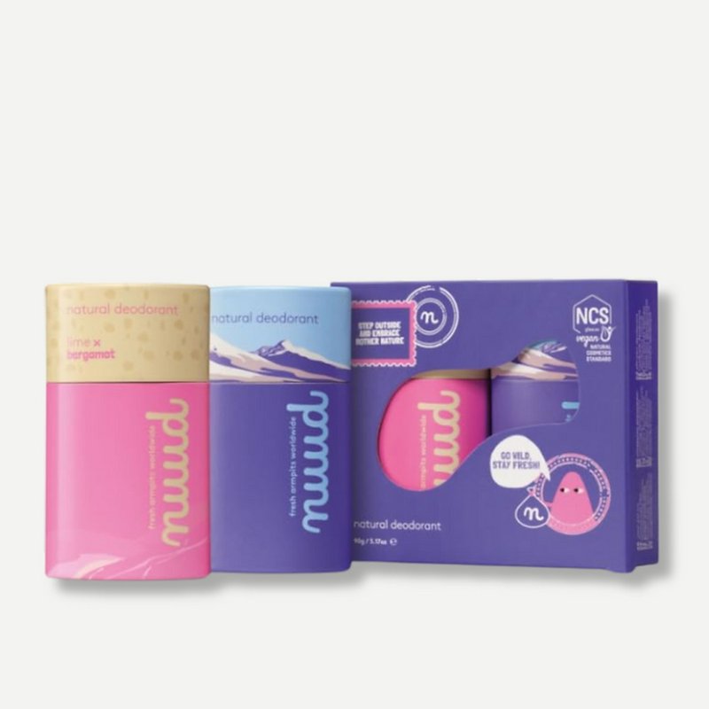 Nuud Care 纸管装天然高效香体膏 (孖装) - 香水/香膏 - 环保材料 多色