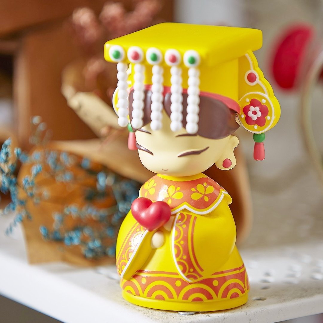 超Q绝美默娘女神公仔(招桃花人缘款)-白沙屯妈祖保庇平安又可爱 - 摆饰 - 树脂 金色